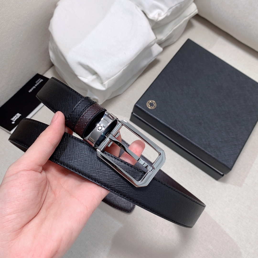 Montblanc Male Basic Belt Cow Leather M-l