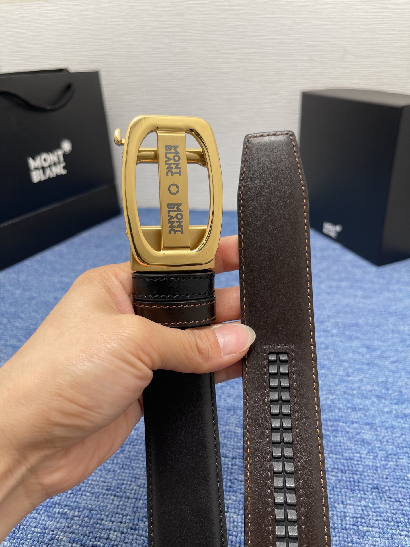 Louis Vuitton Basic Belt Cow Leather M