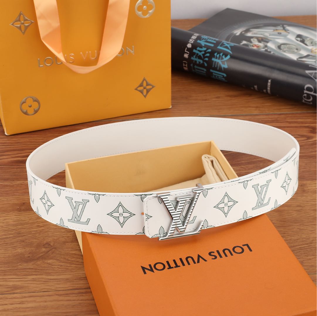 Louis Vuitton Basic Belt Silver 40mm-s-m-l