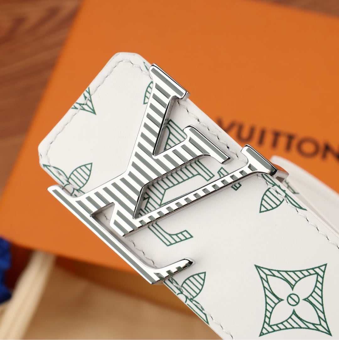 Louis Vuitton Basic Belt Silver 40mm-s-m-l