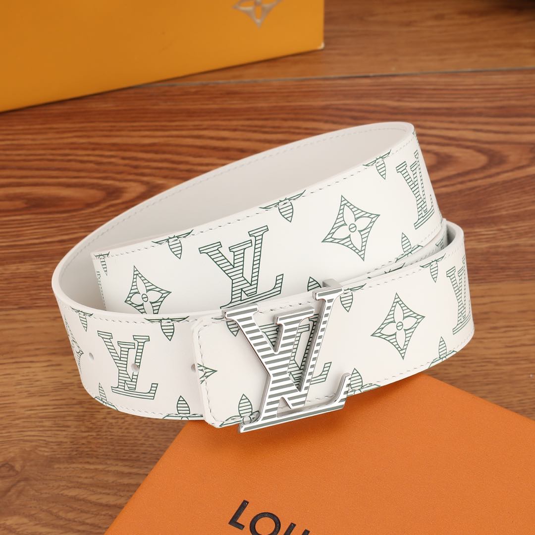 Louis Vuitton Basic Belt Silver 40mm-s-m-l