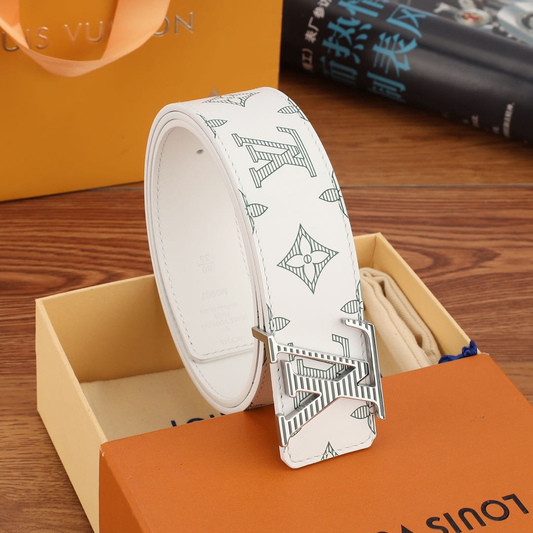 Louis Vuitton Basic Belt Silver 40mm-s-m-l