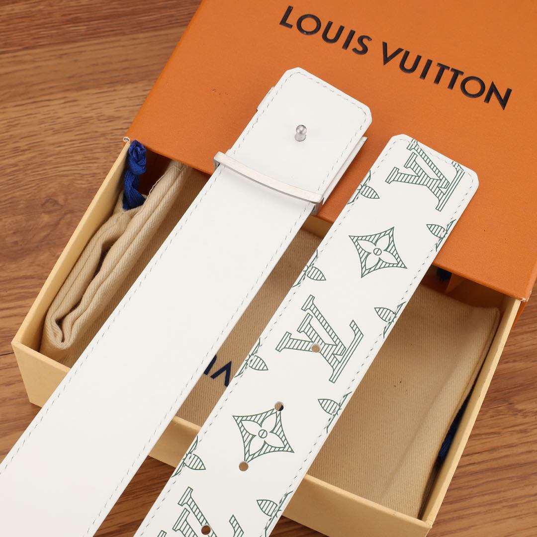 Louis Vuitton Basic Belt Silver 40mm-s-m-l