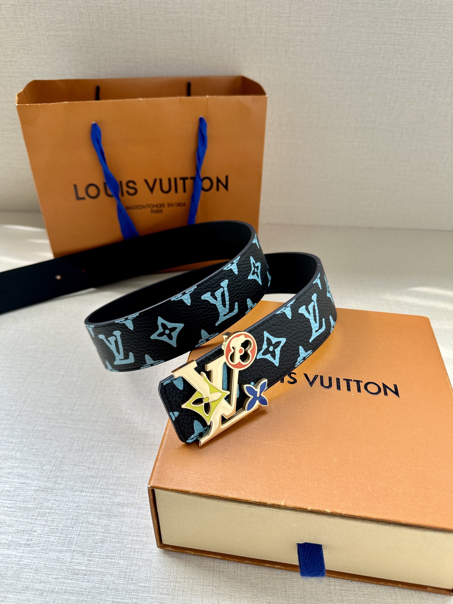 Louis Vuitton Basic Belt Cow Leather S-m-l