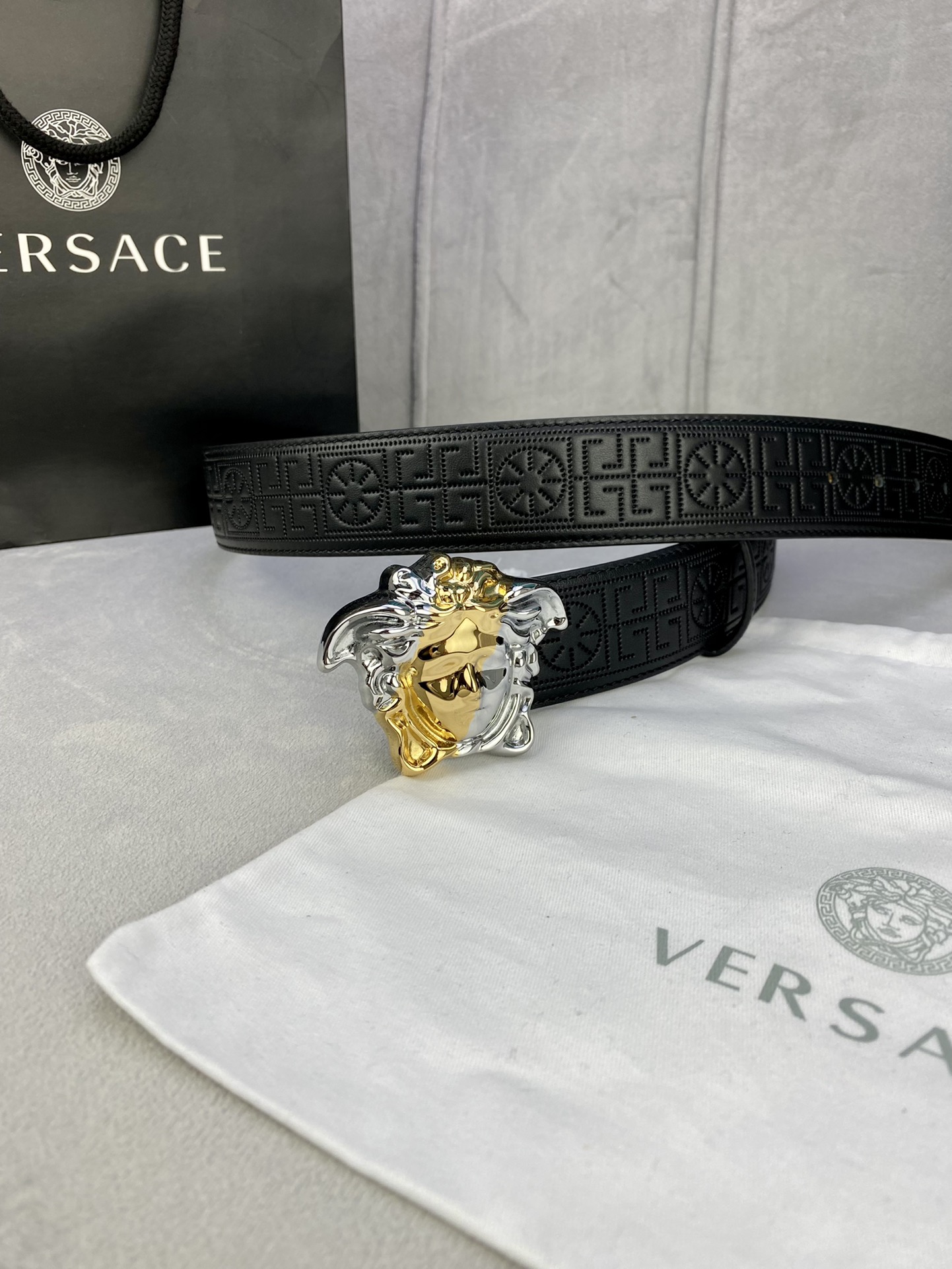 Versace Leather Belt S-m-l