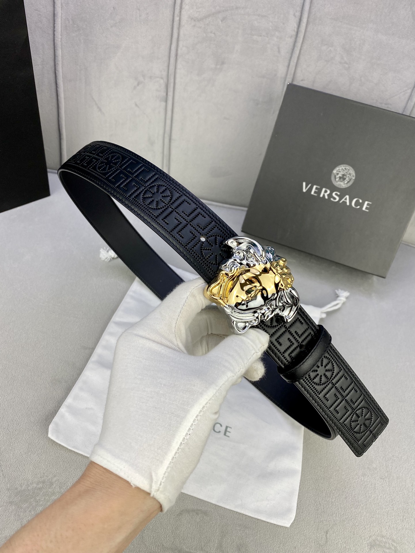 Versace Leather Belt S-m-l
