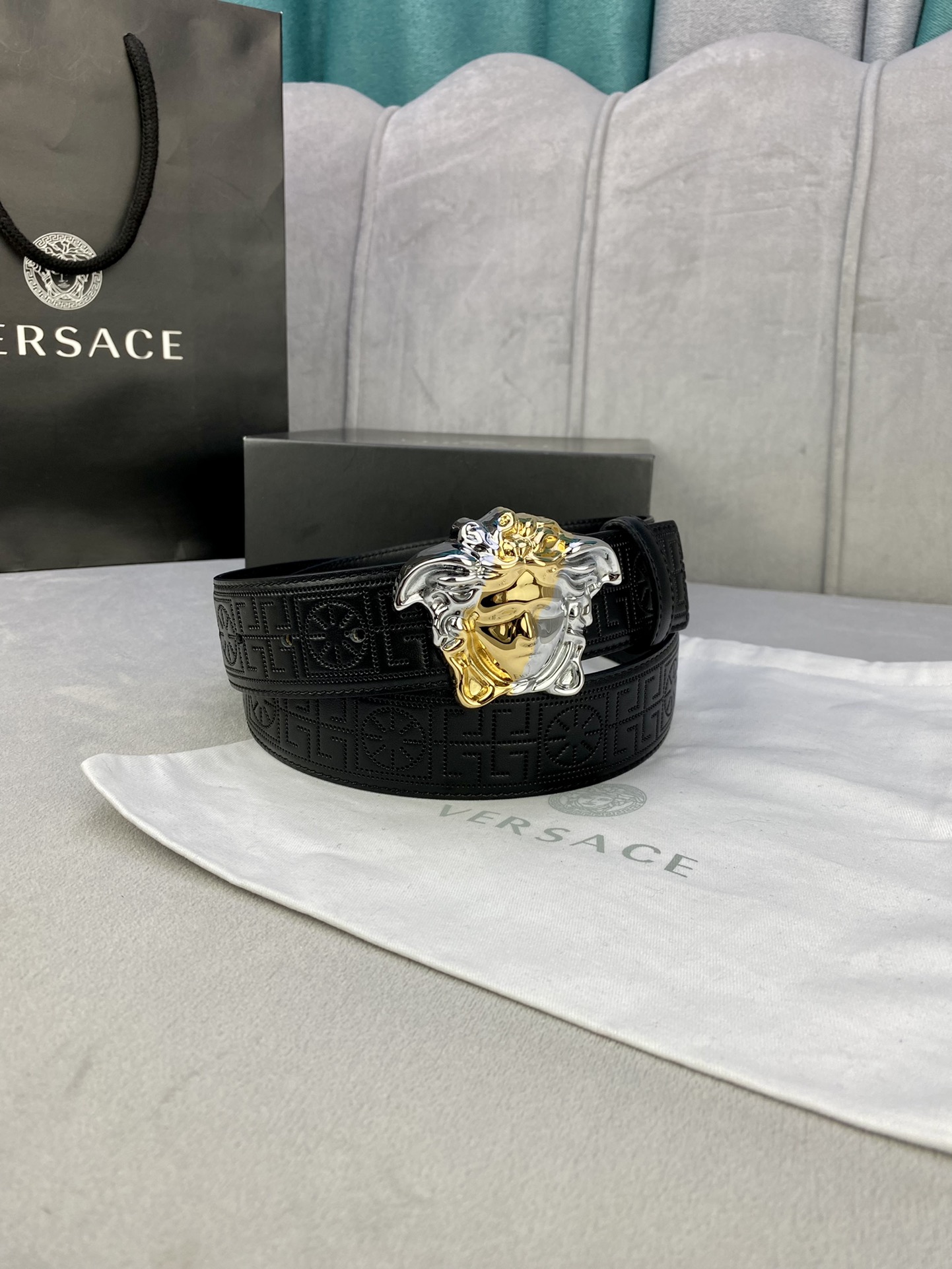 Versace Leather Belt S-m-l