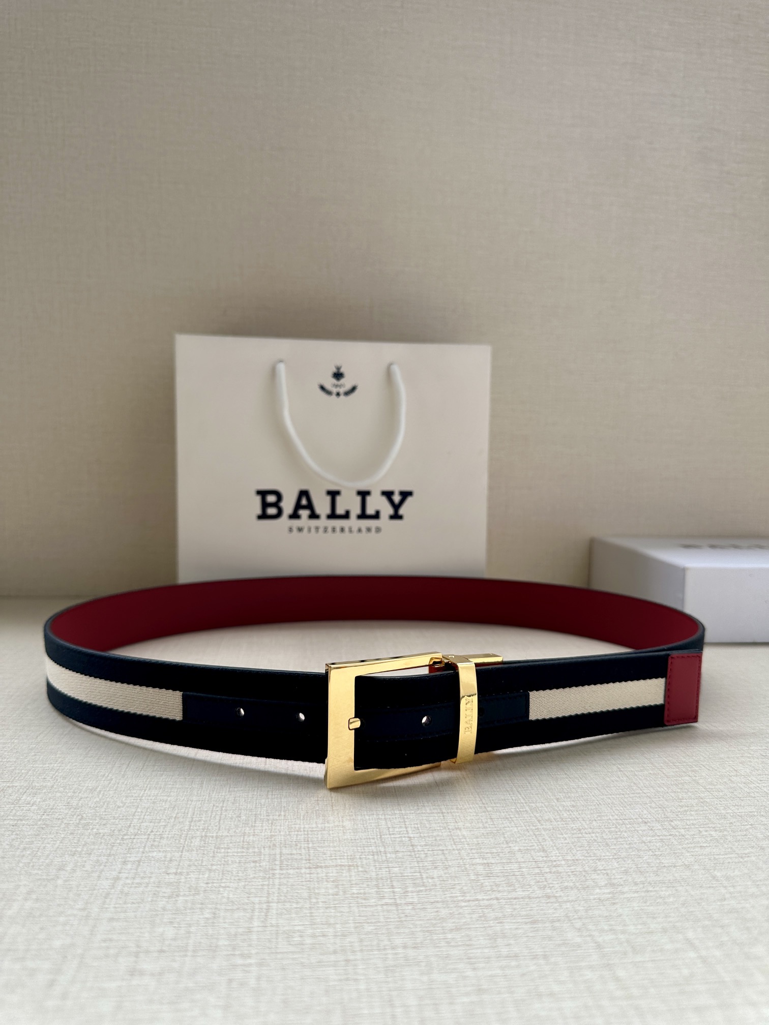 Bally Male Basic Belt M-l