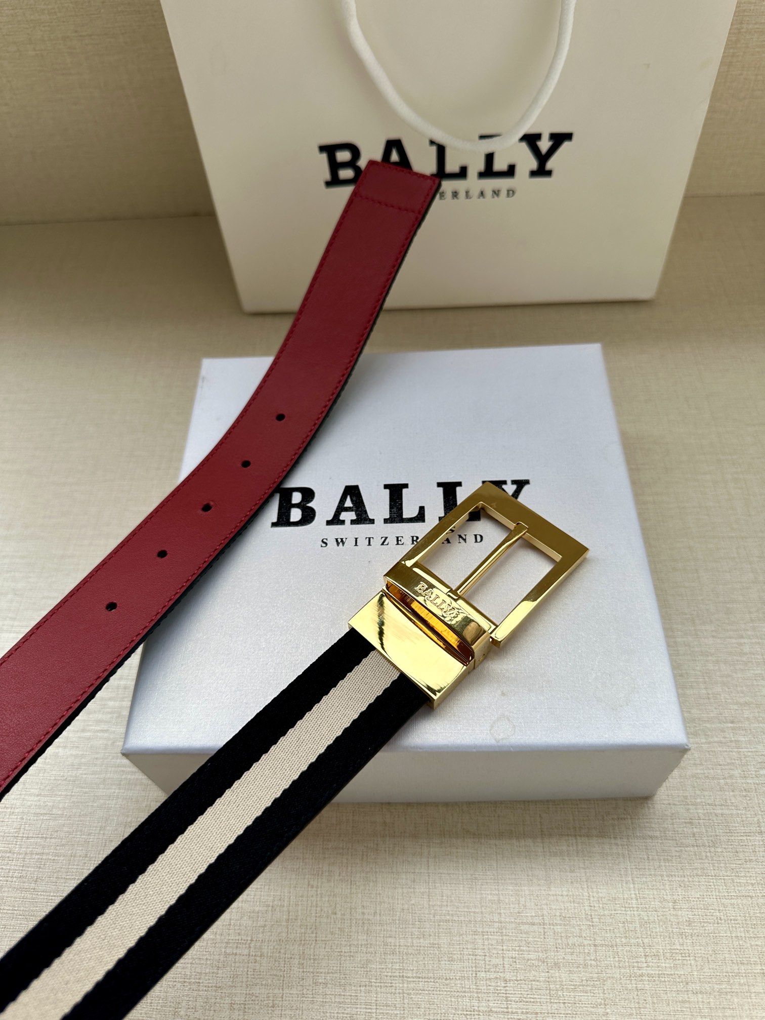 Bally Male Basic Belt M-l