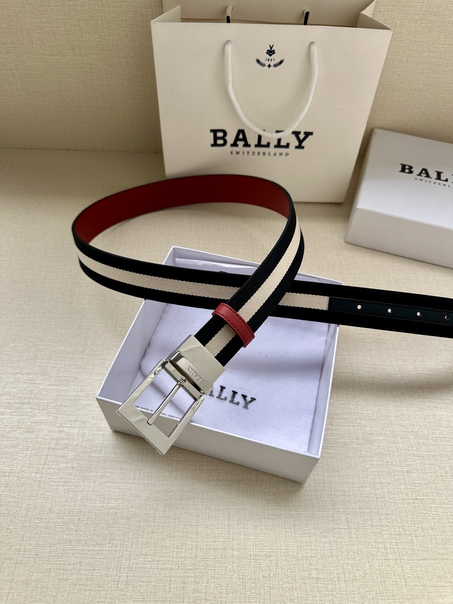 Bally Male Basic Belt M-l
