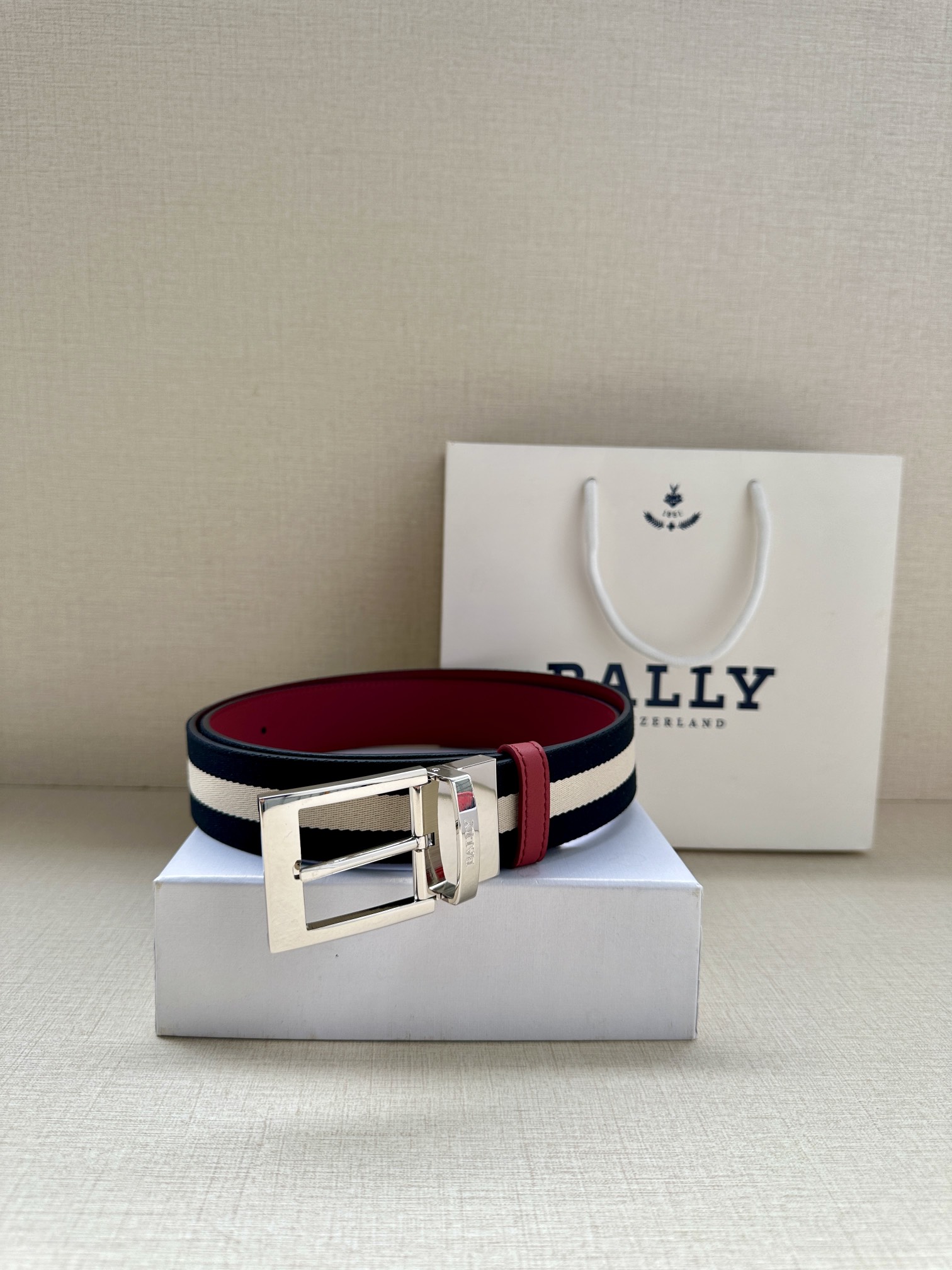 Bally Male Basic Belt M-l