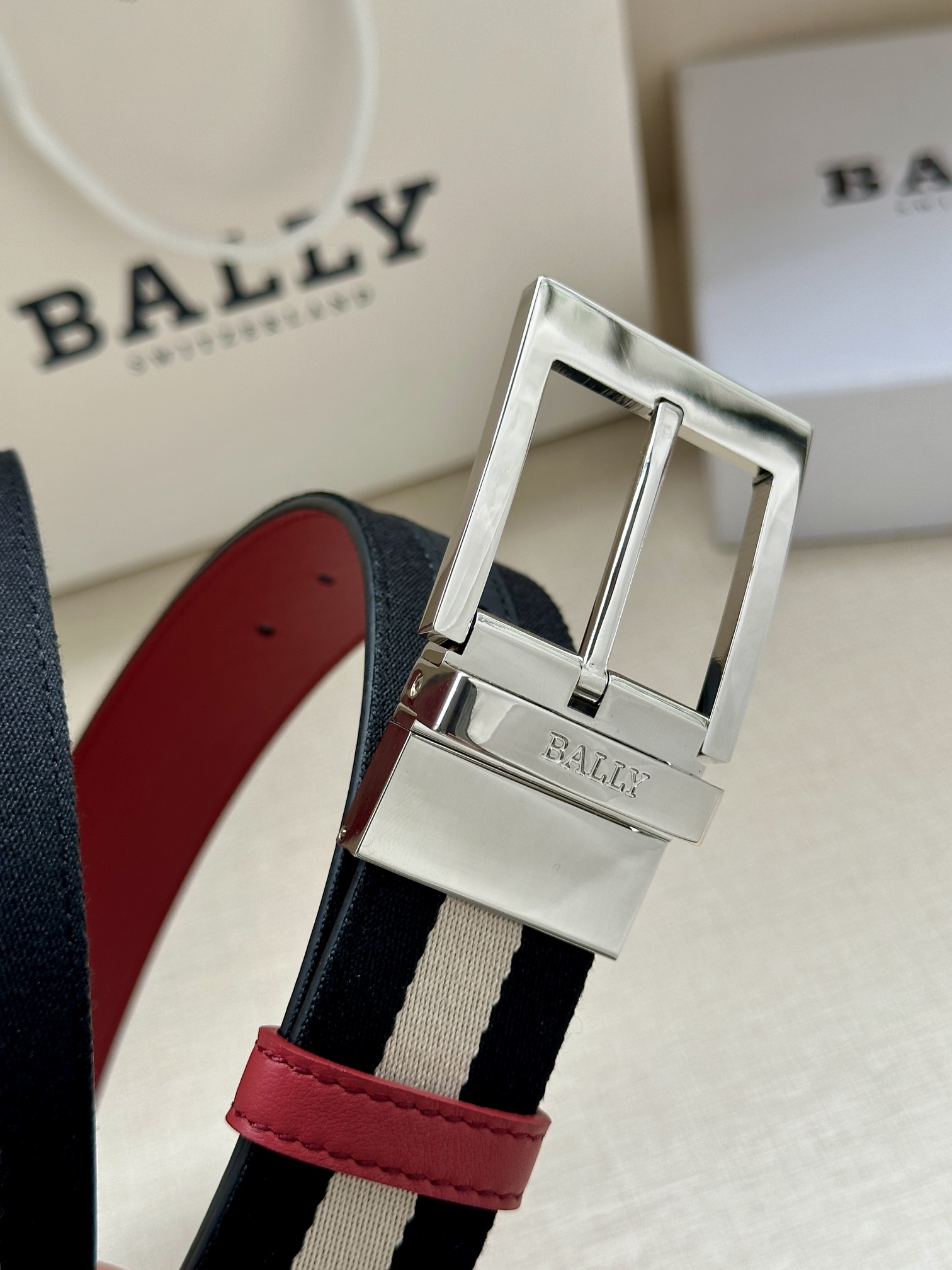 Bally Male Basic Belt M-l
