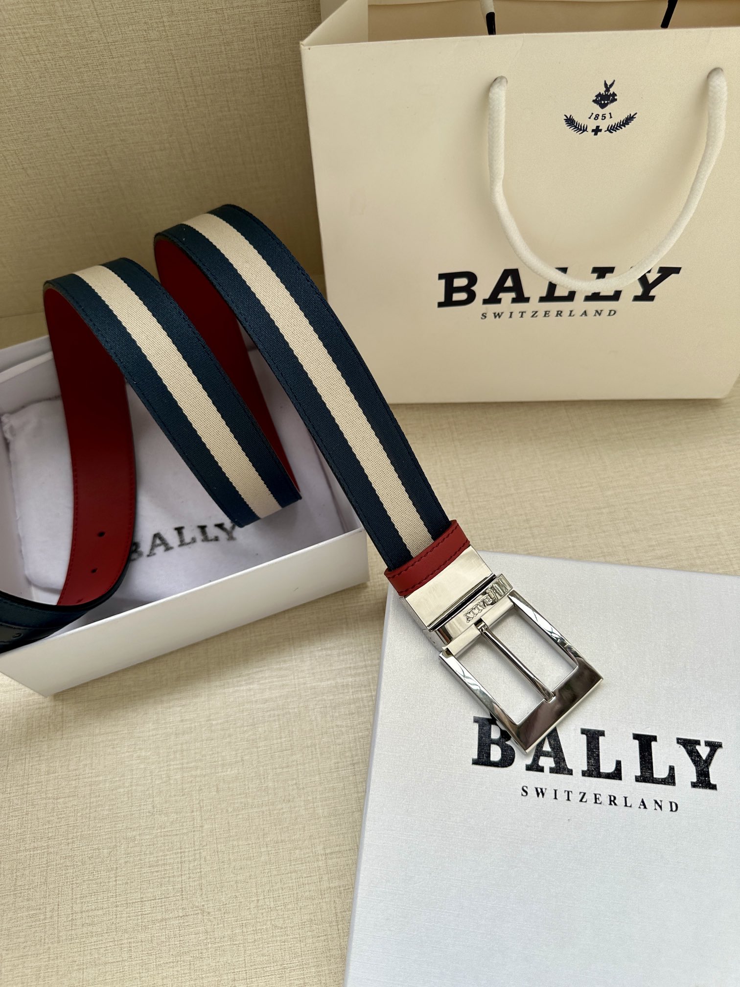Bally Male Basic Belt M-l
