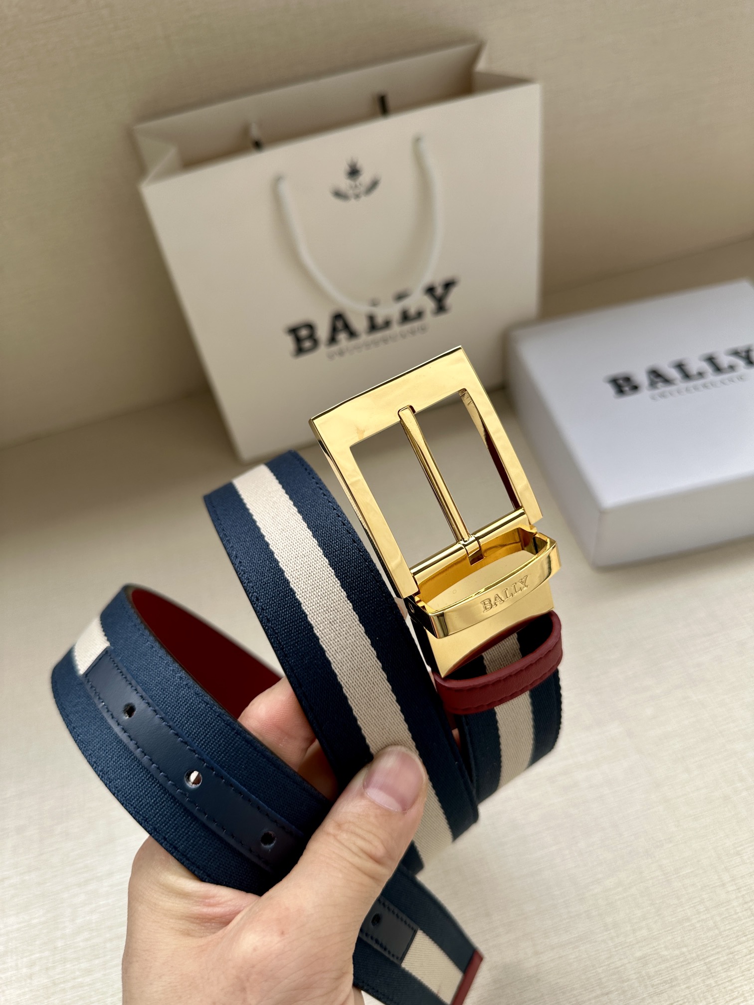 Bally Male Basic Belt M-l
