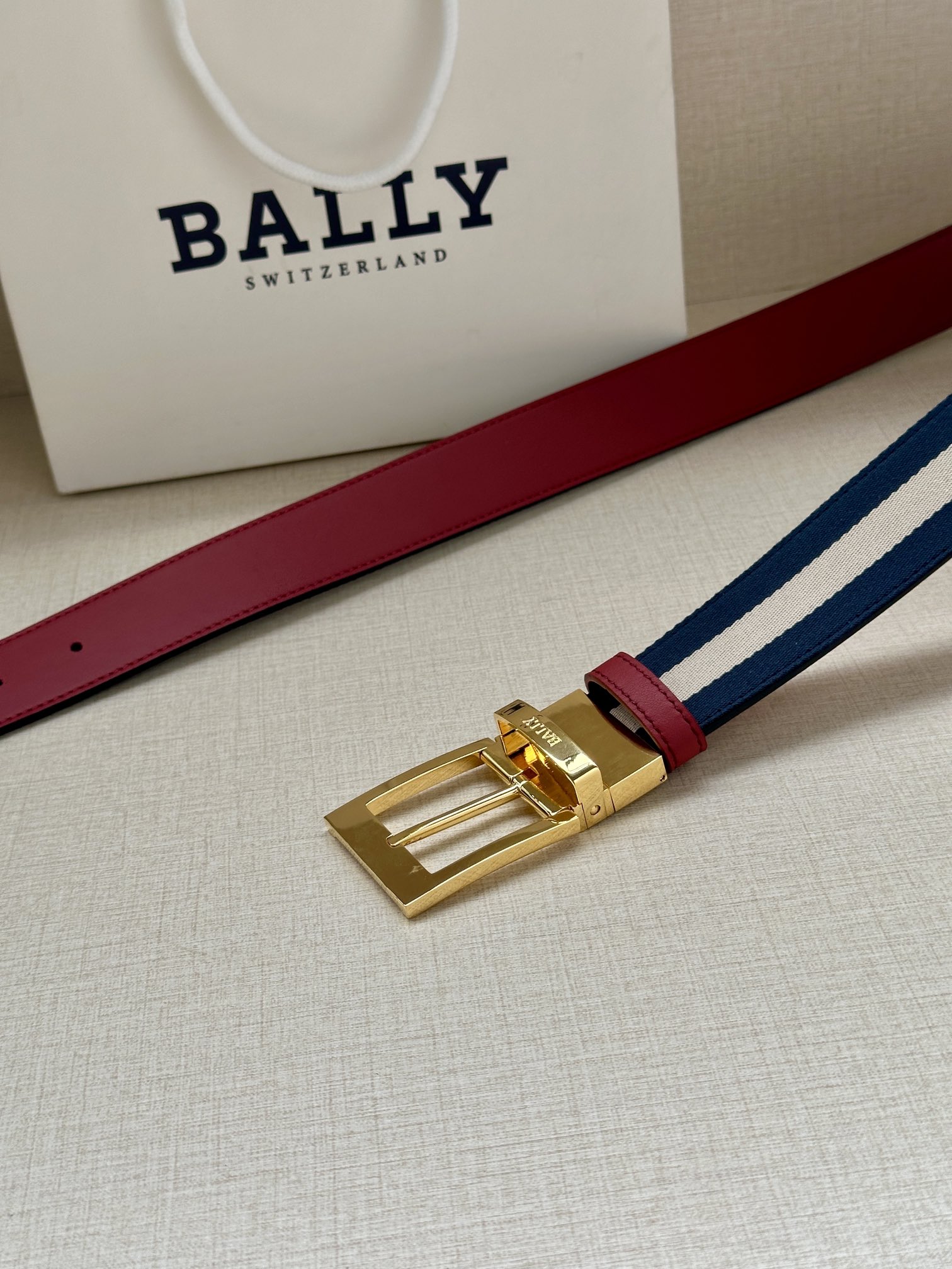 Bally Male Basic Belt M-l