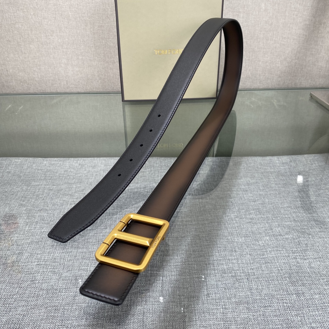 Tom Ford Basic Belt Top Grain Leather