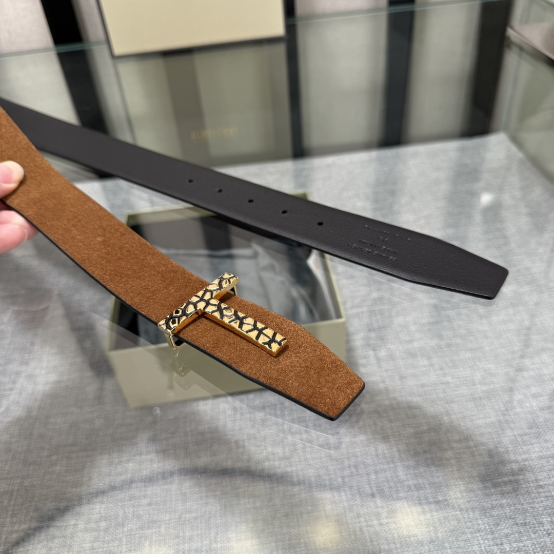 Tom Ford Basic Belt Top Grain Leather