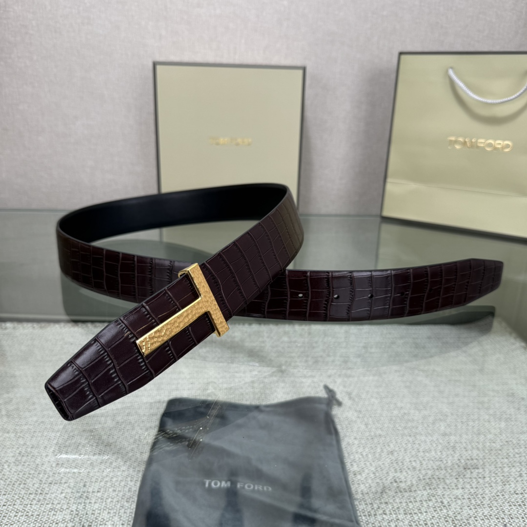 Tom Ford Basic Belt Top Grain Leather