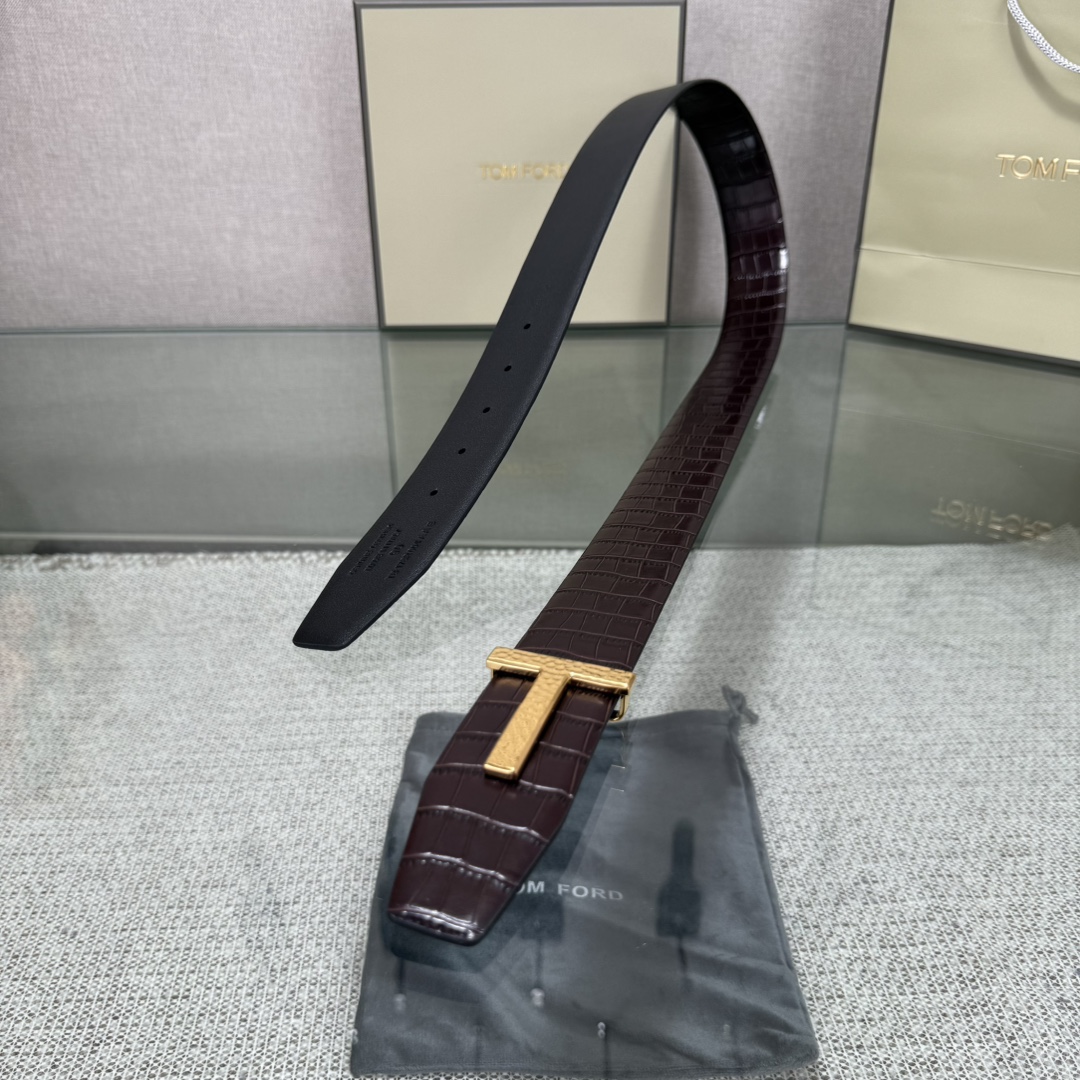 Tom Ford Basic Belt Top Grain Leather