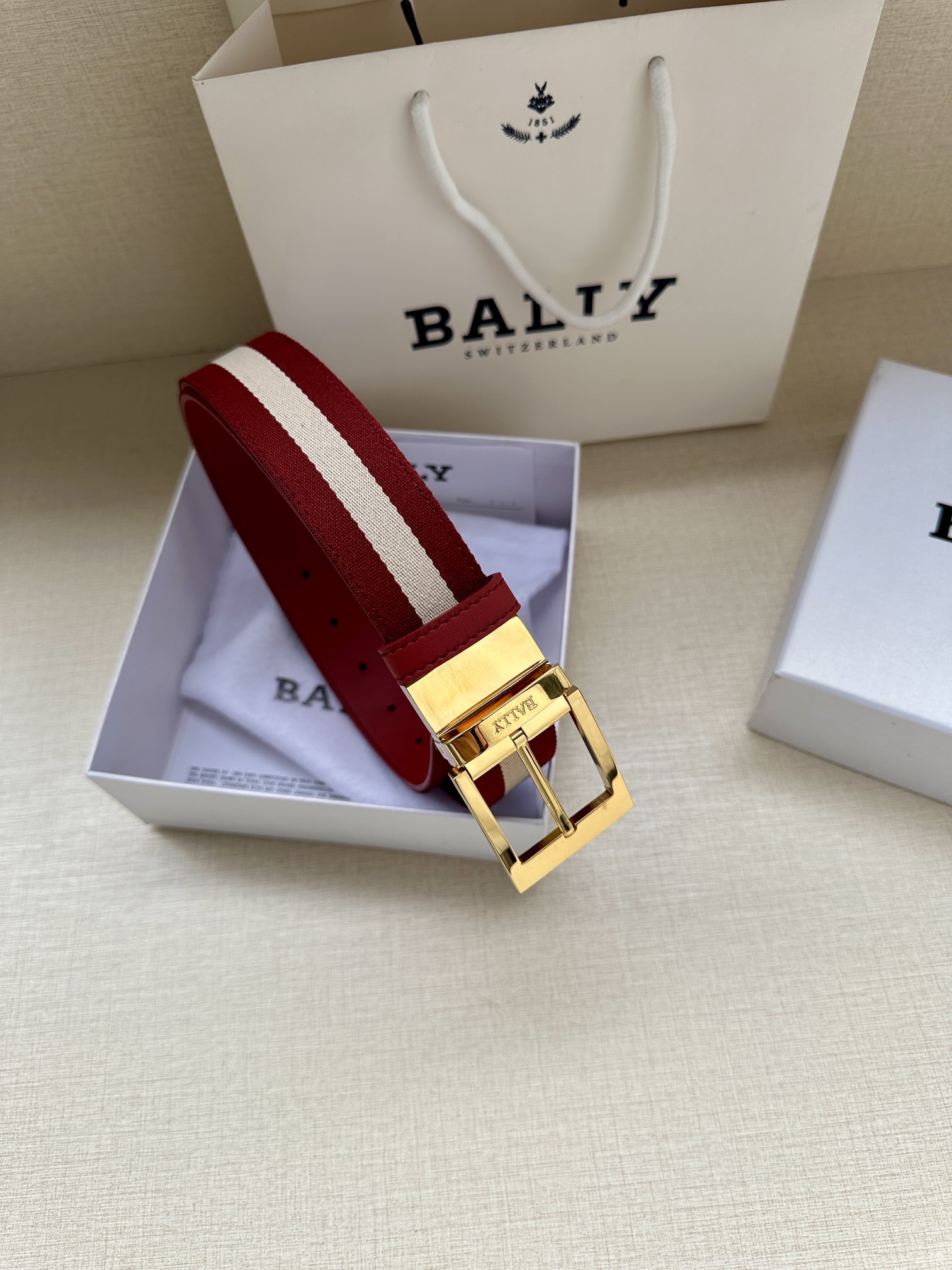 Bally Male Basic Belt M-l