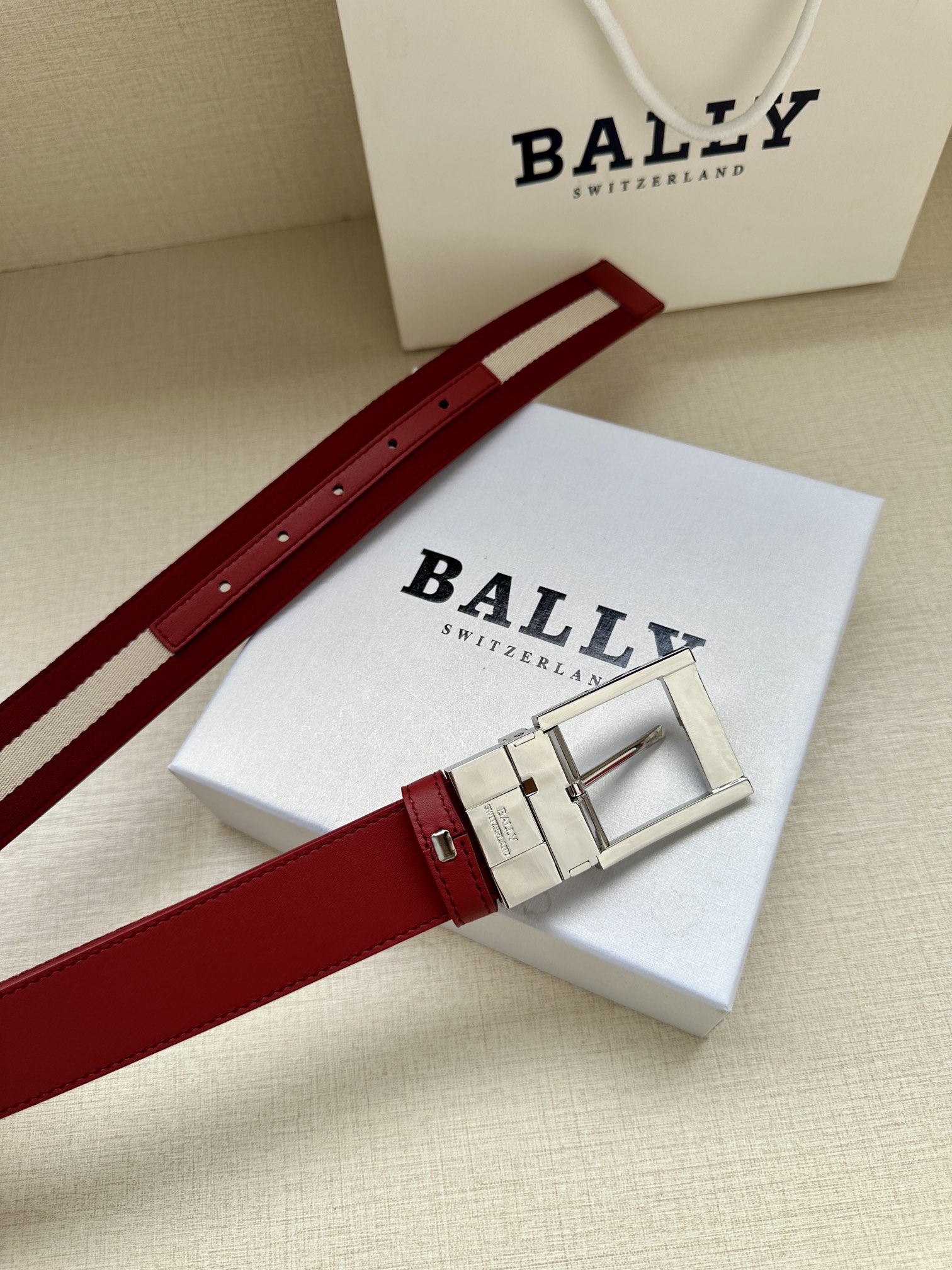 Bally Male Basic Belt M-l