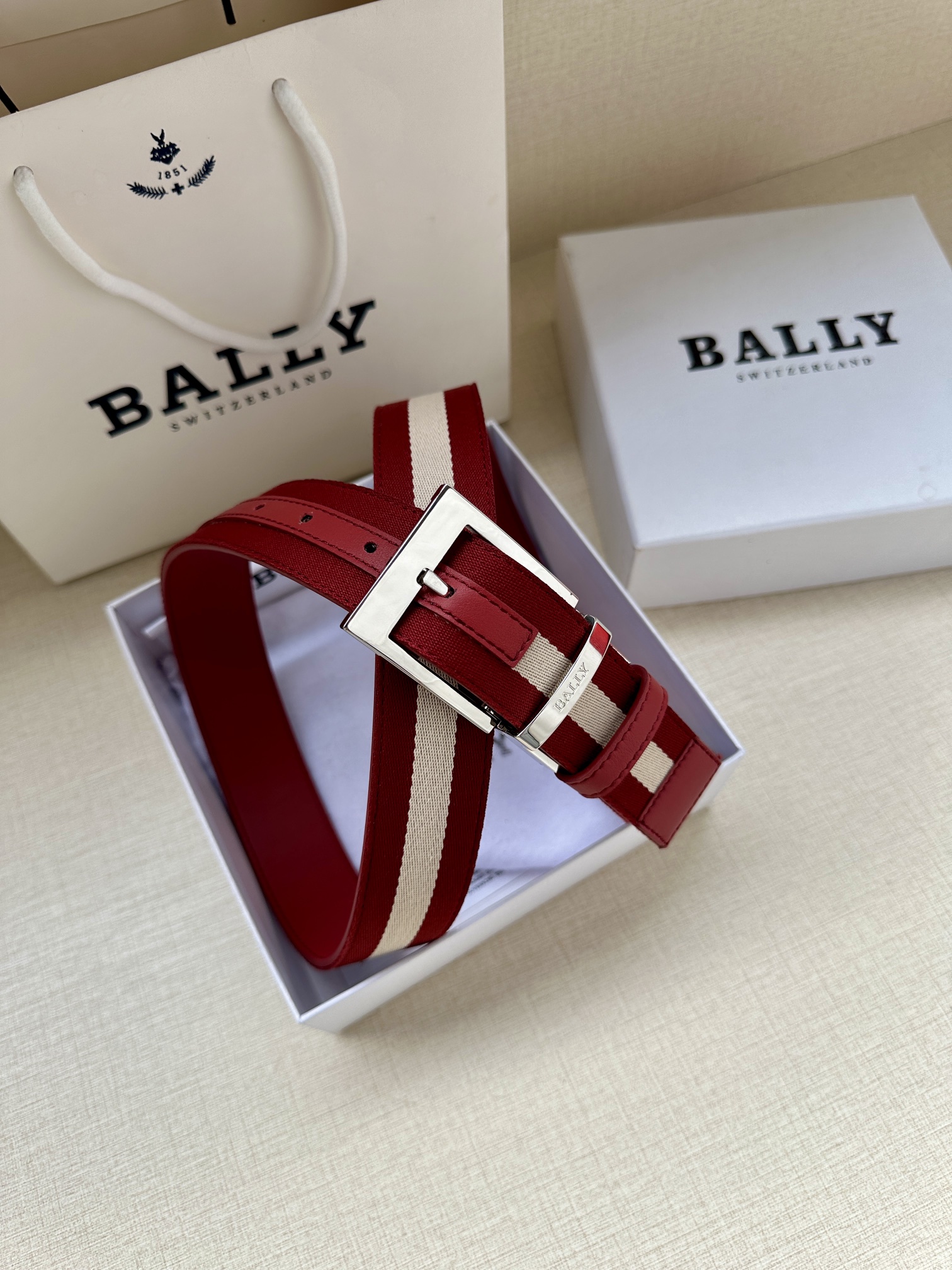 Bally Male Basic Belt M-l