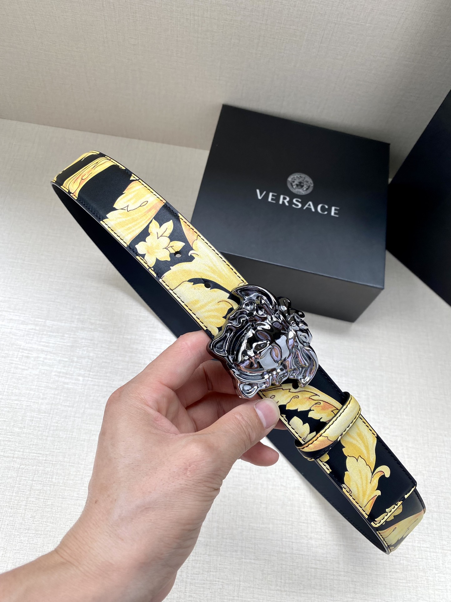 Versace Basic Belt Black S-m-l