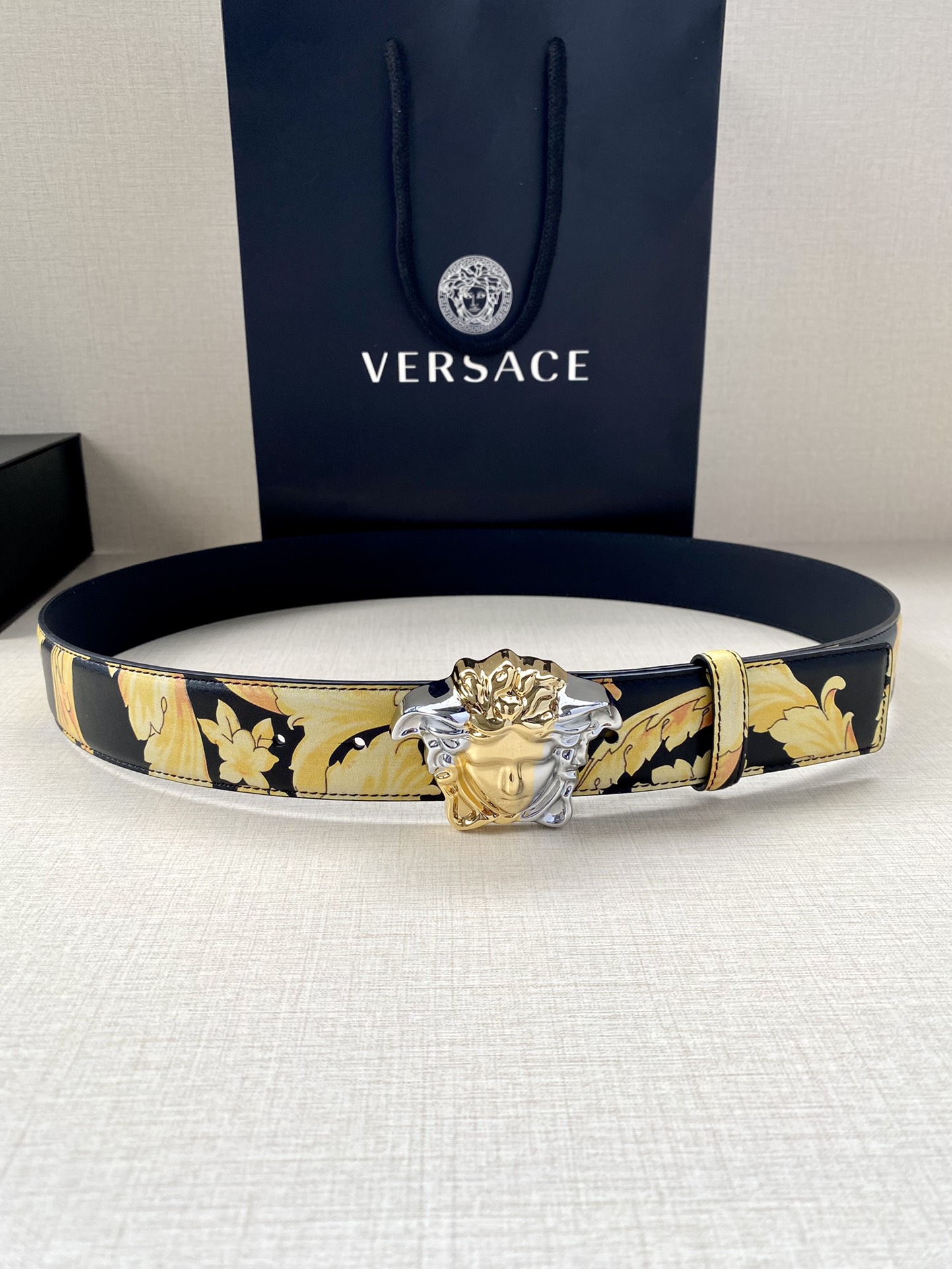 Versace Basic Belt Black S-m-l