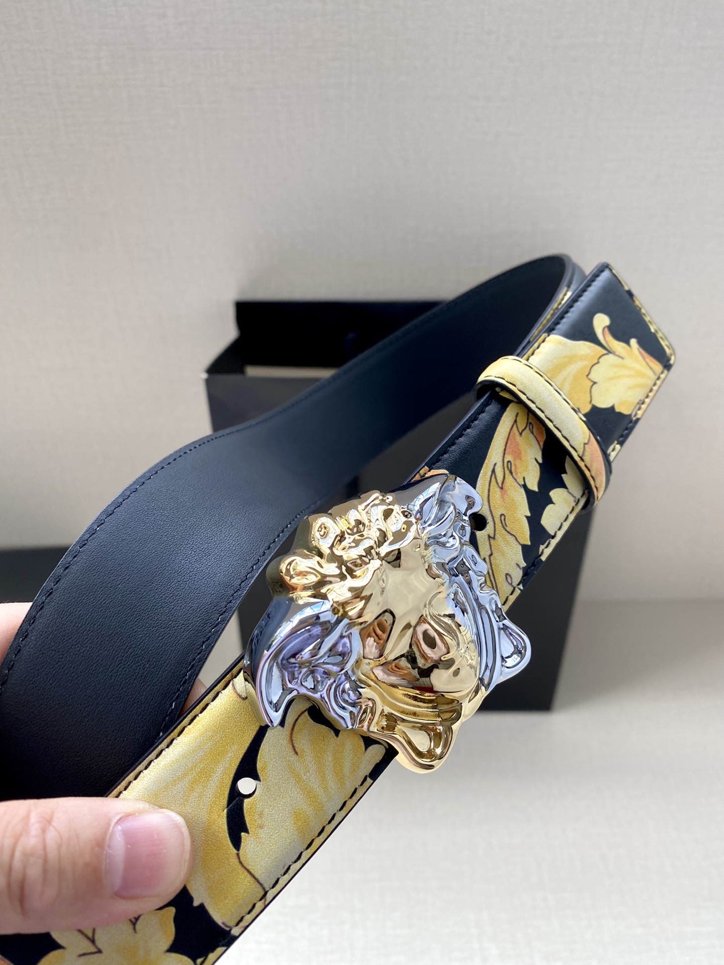 Versace Basic Belt Black S-m-l