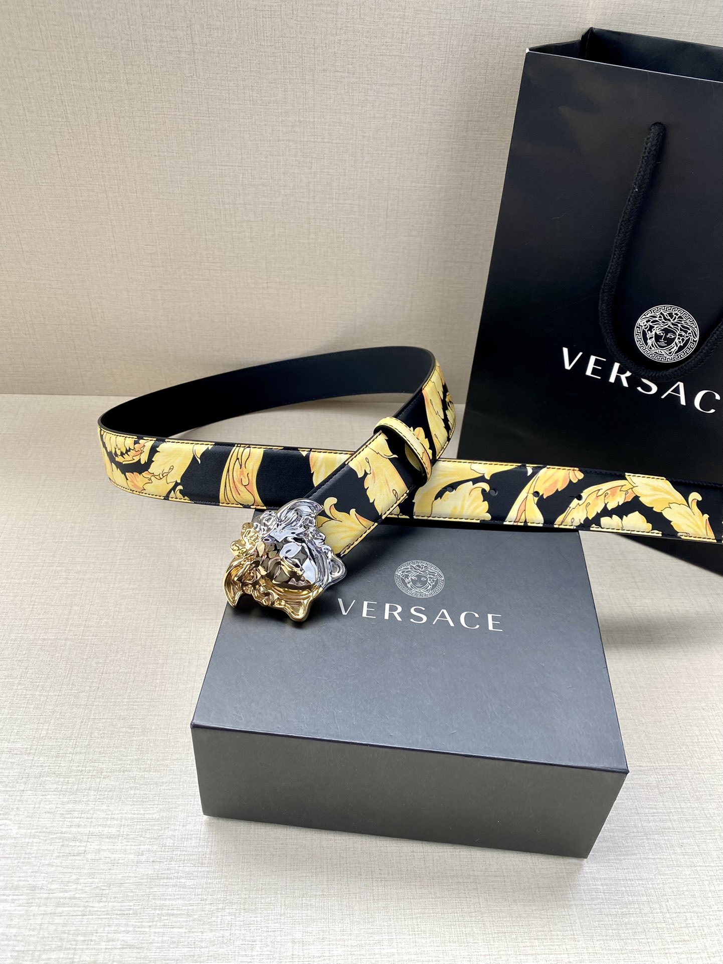 Versace Basic Belt Black S-m-l