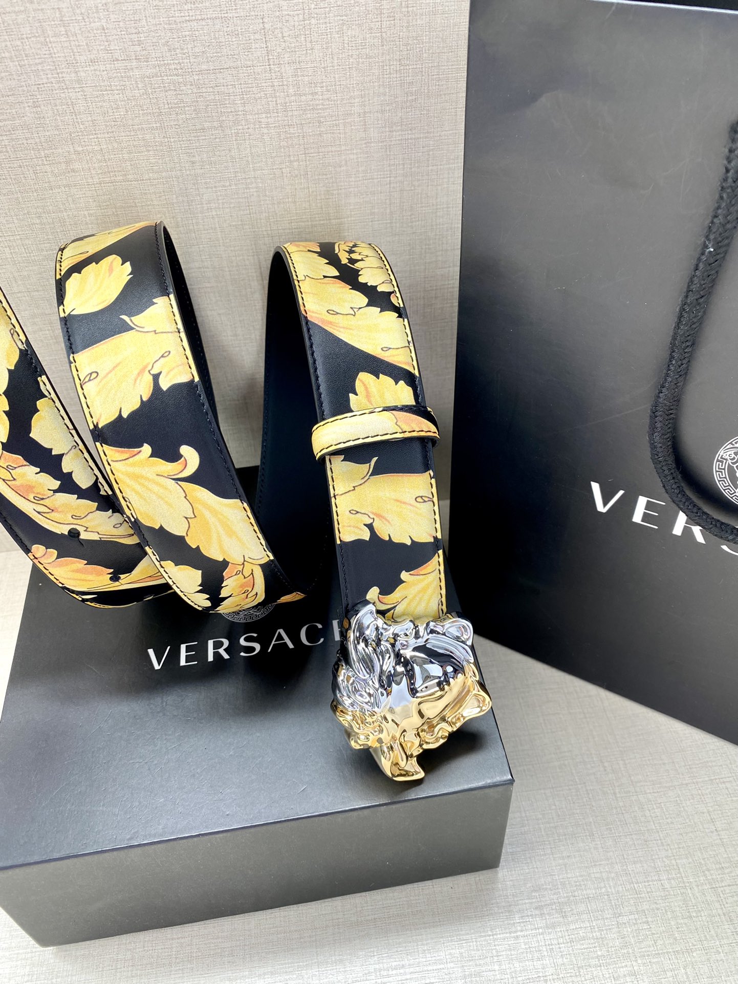 Versace Basic Belt Black S-m-l