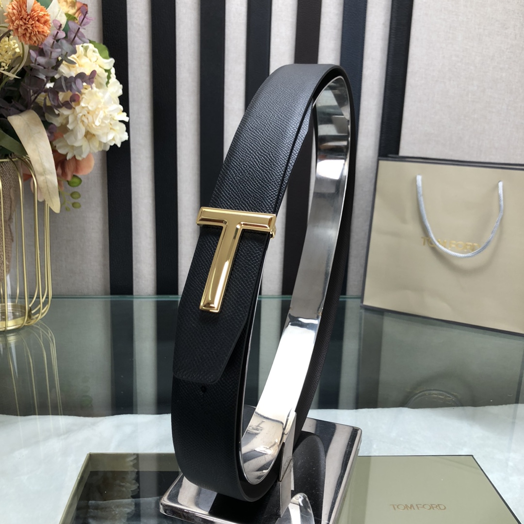 Tom Ford Basic Belt Top Grain Leather