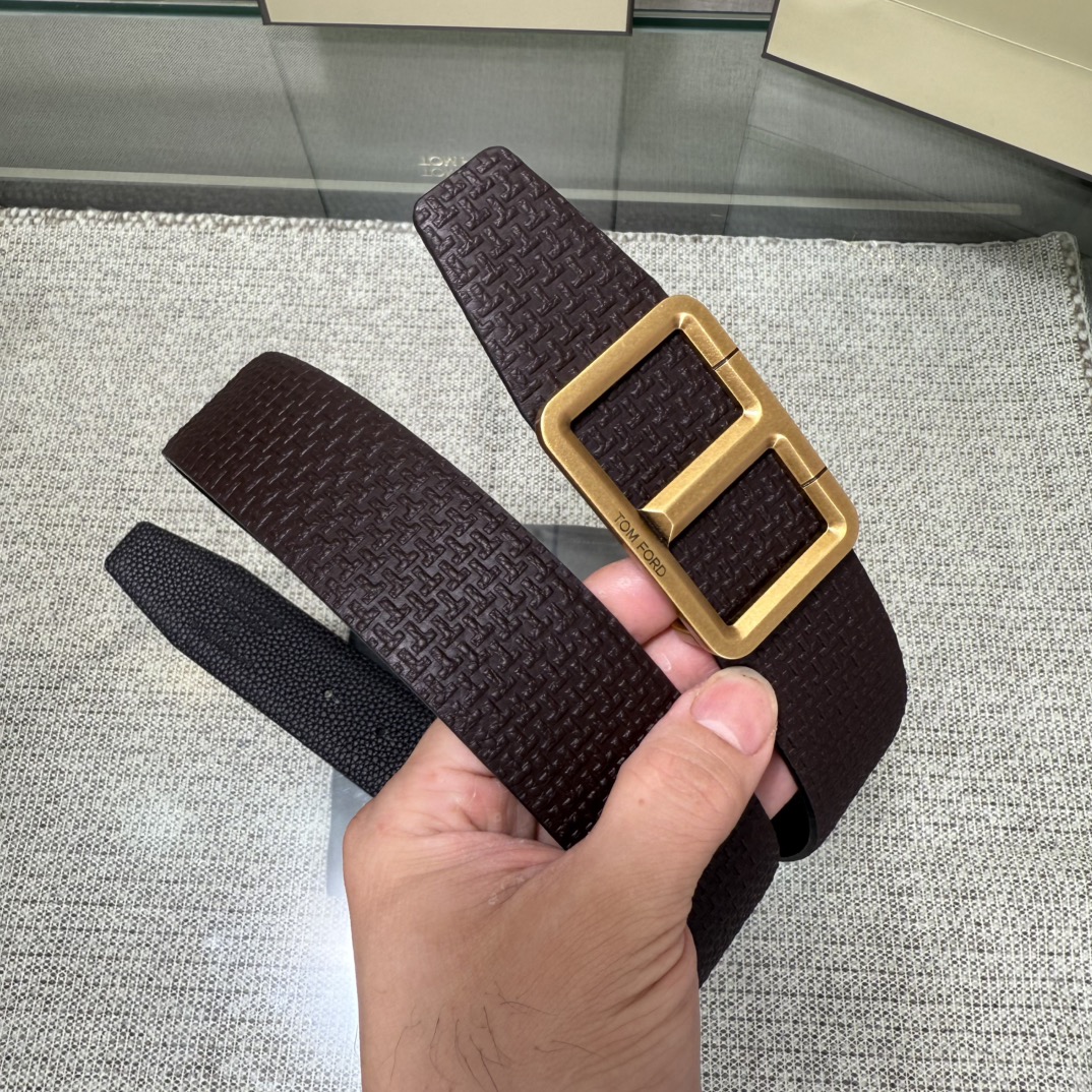 Tom Ford Basic Belt Top Grain Leather