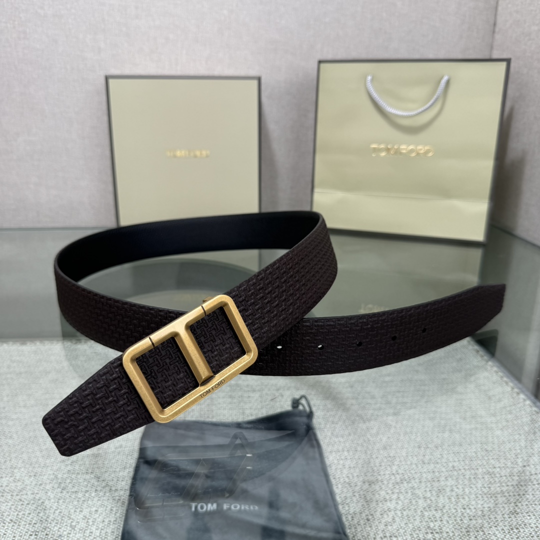Tom Ford Basic Belt Top Grain Leather