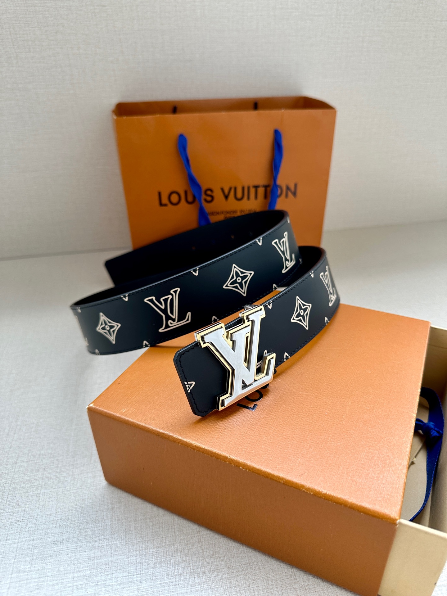 Louis Vuitton Basic Belt Cow Leather L