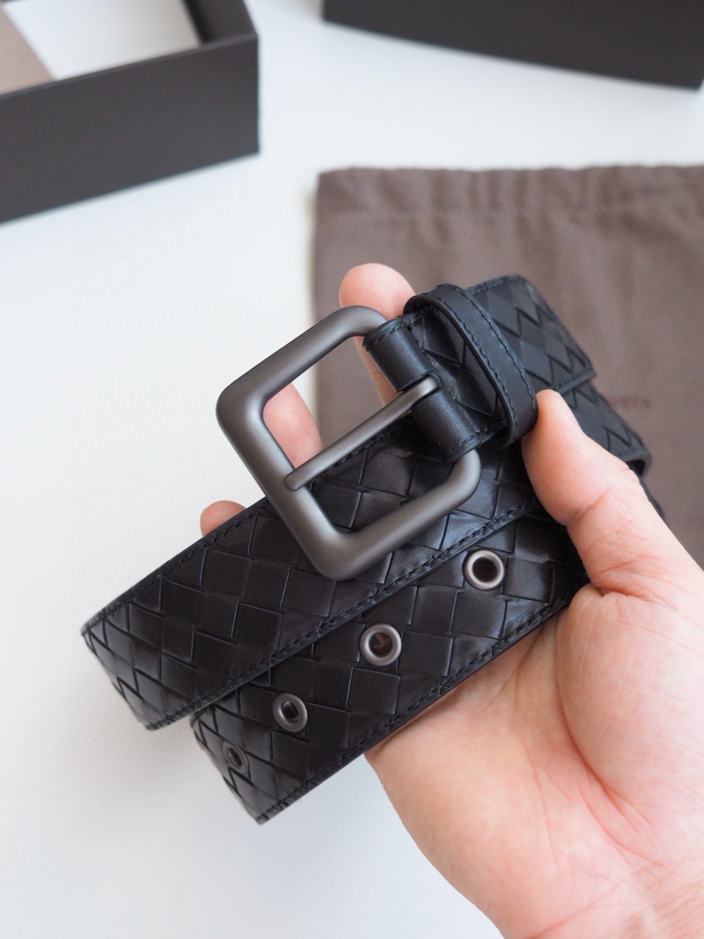 Bottega Veneta Basic Belt Cow Leather M