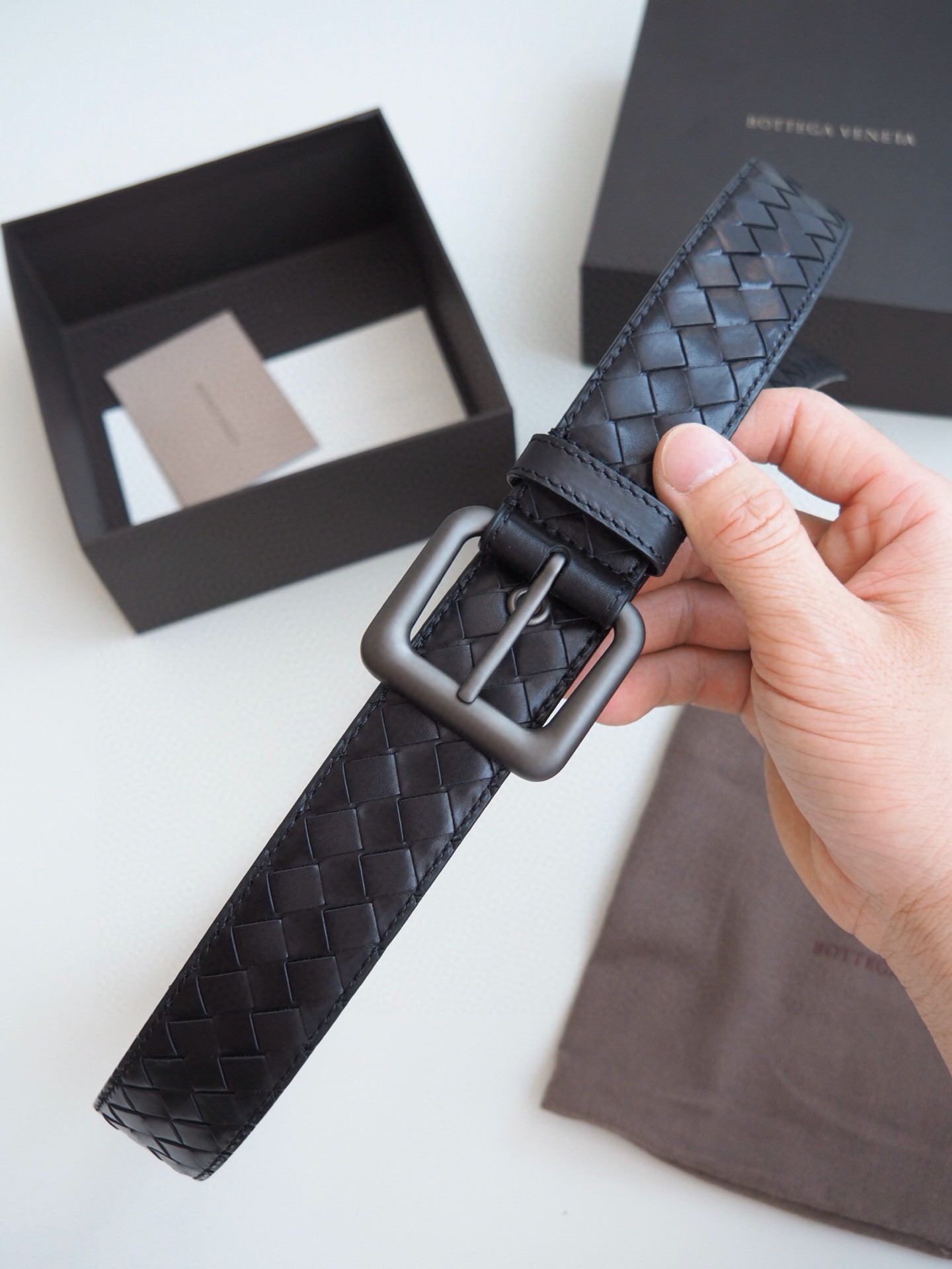 Bottega Veneta Basic Belt Cow Leather M