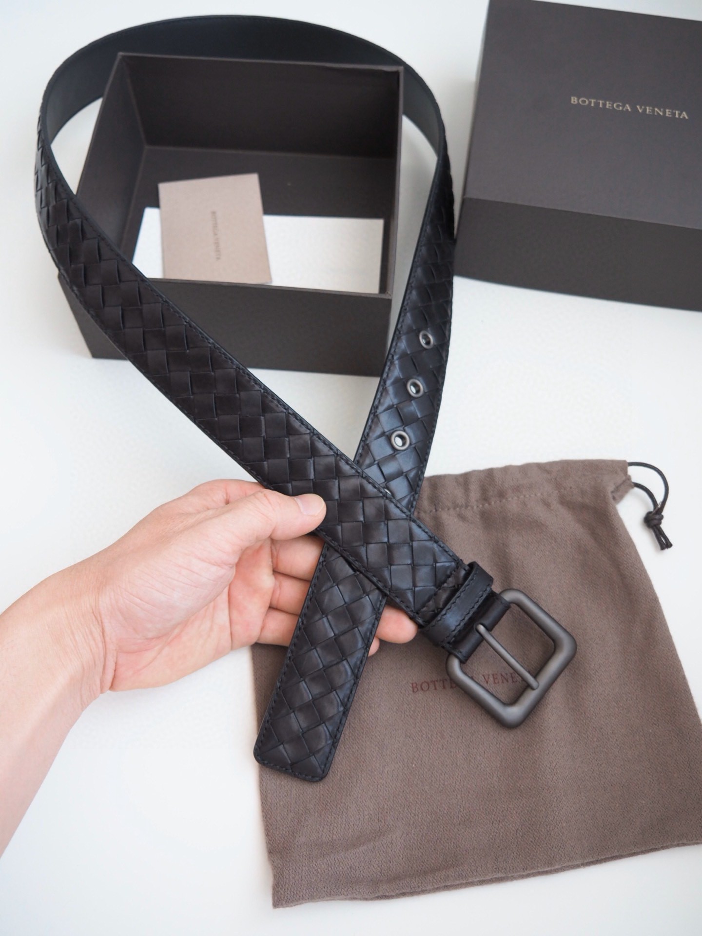 Bottega Veneta Basic Belt Cow Leather M