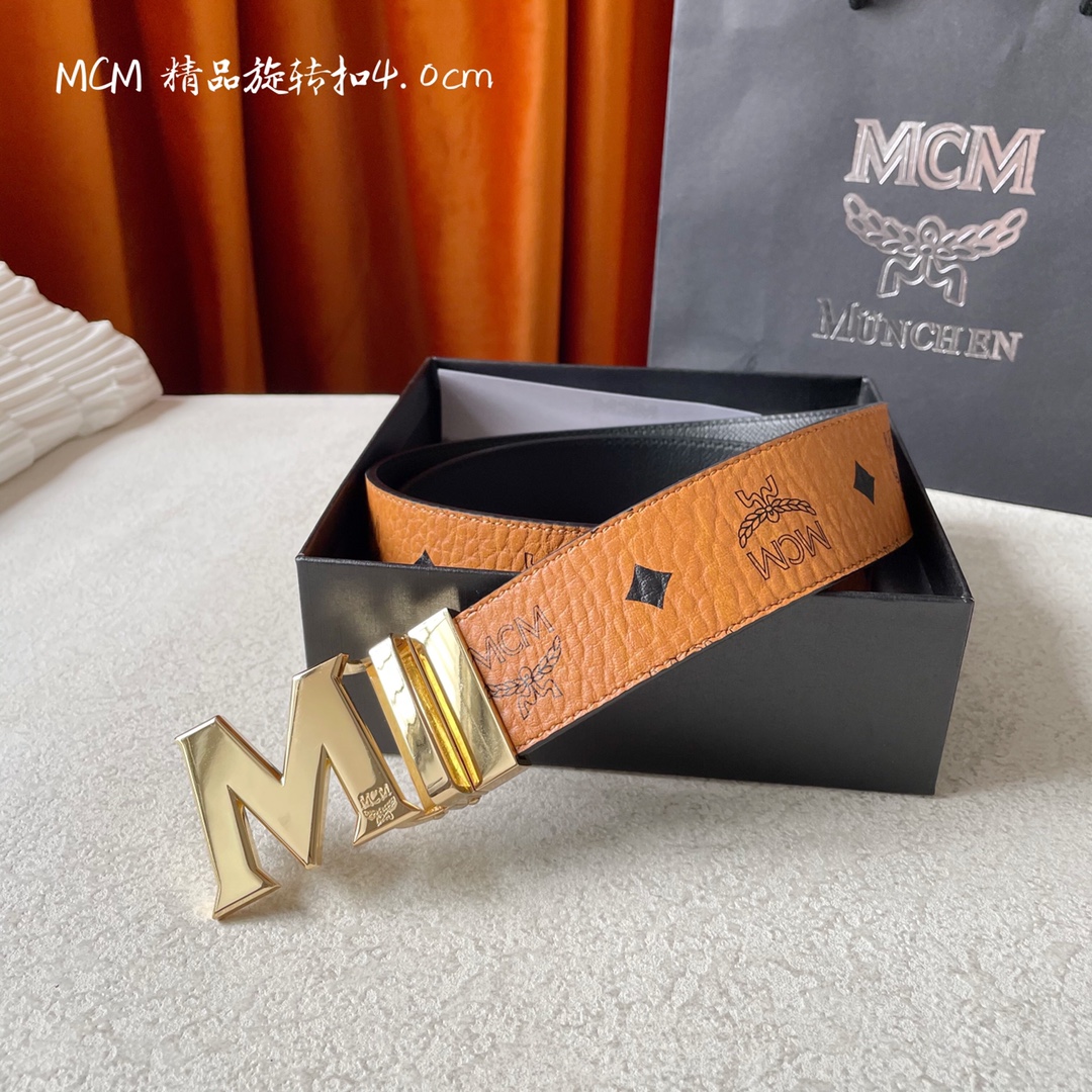 Louis Vuitton Leather Belt Canvas M