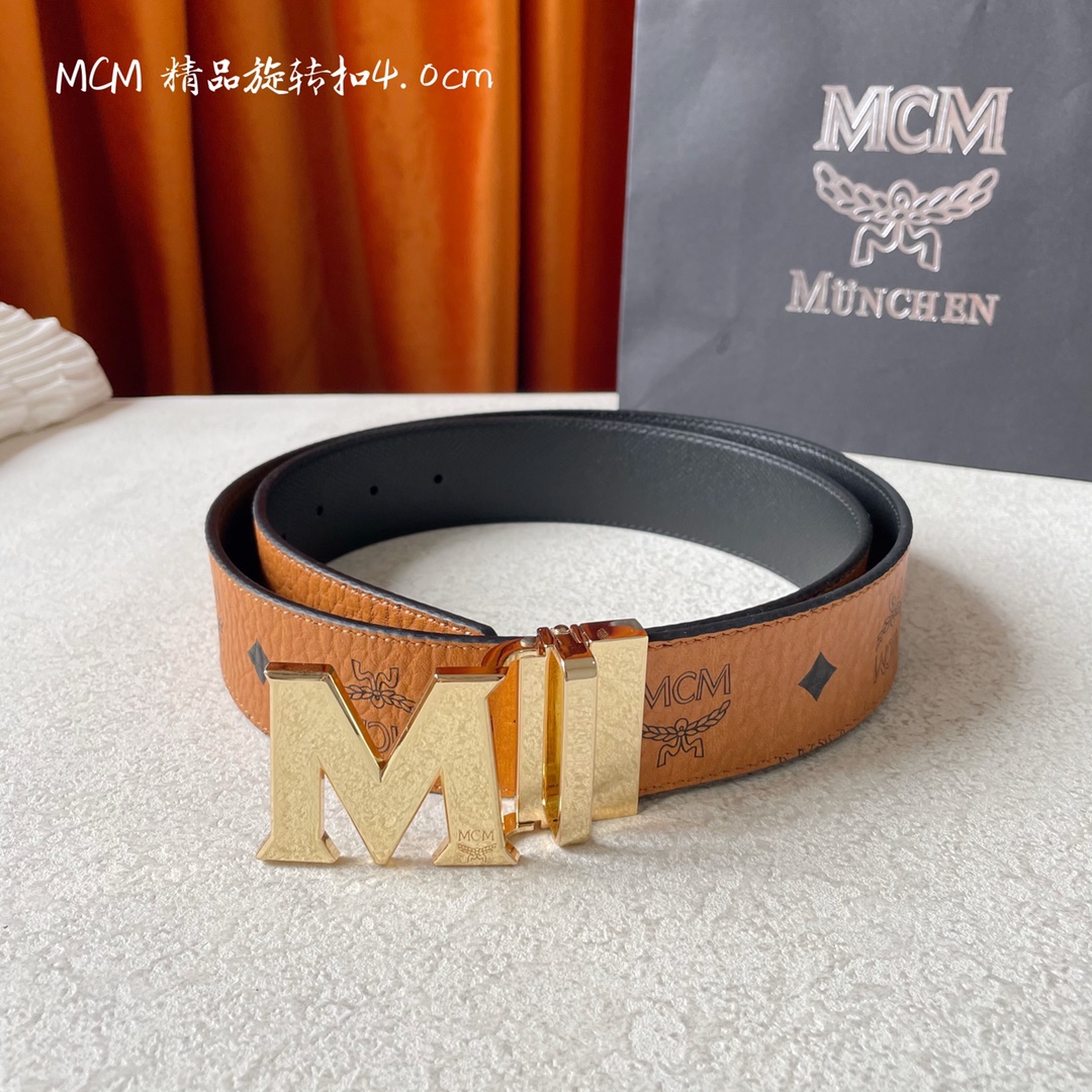 Louis Vuitton Leather Belt Canvas M