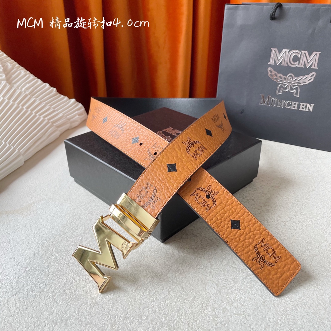 Louis Vuitton Leather Belt Canvas M