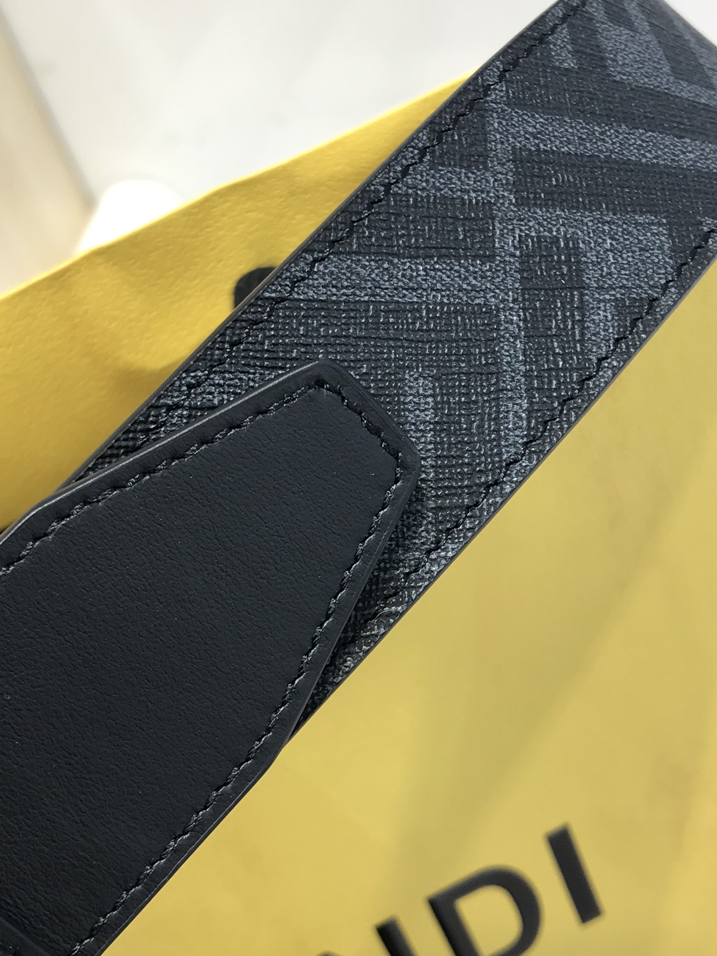 Fendi Male Leather Belt Cow Leather 35mm