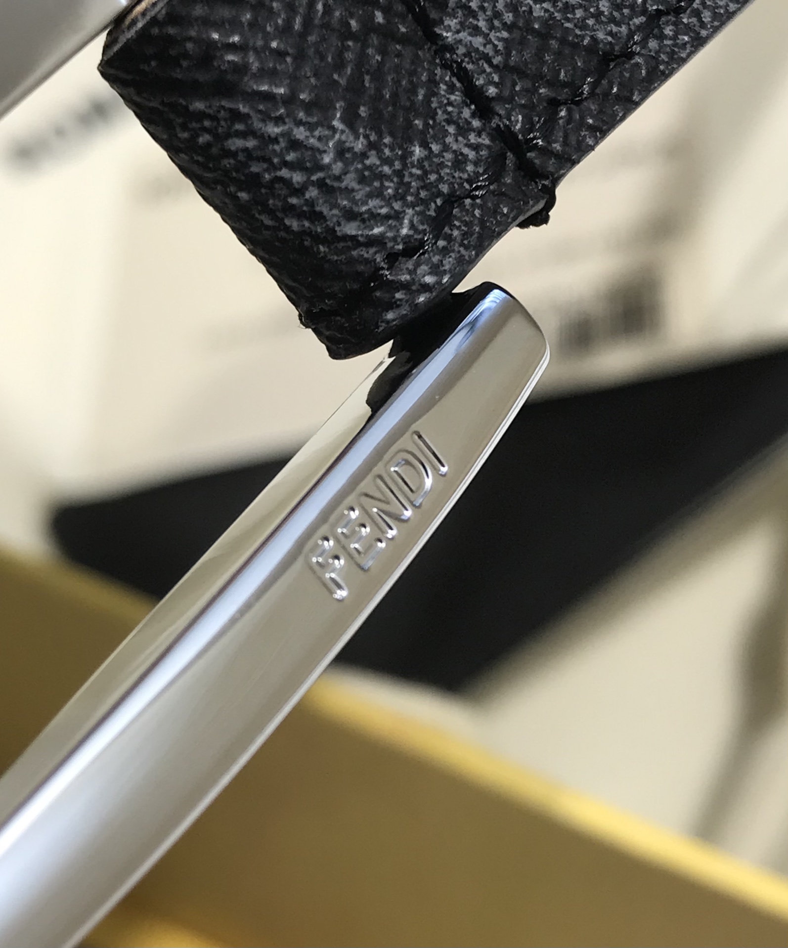 Fendi Male Leather Belt Cow Leather 35mm