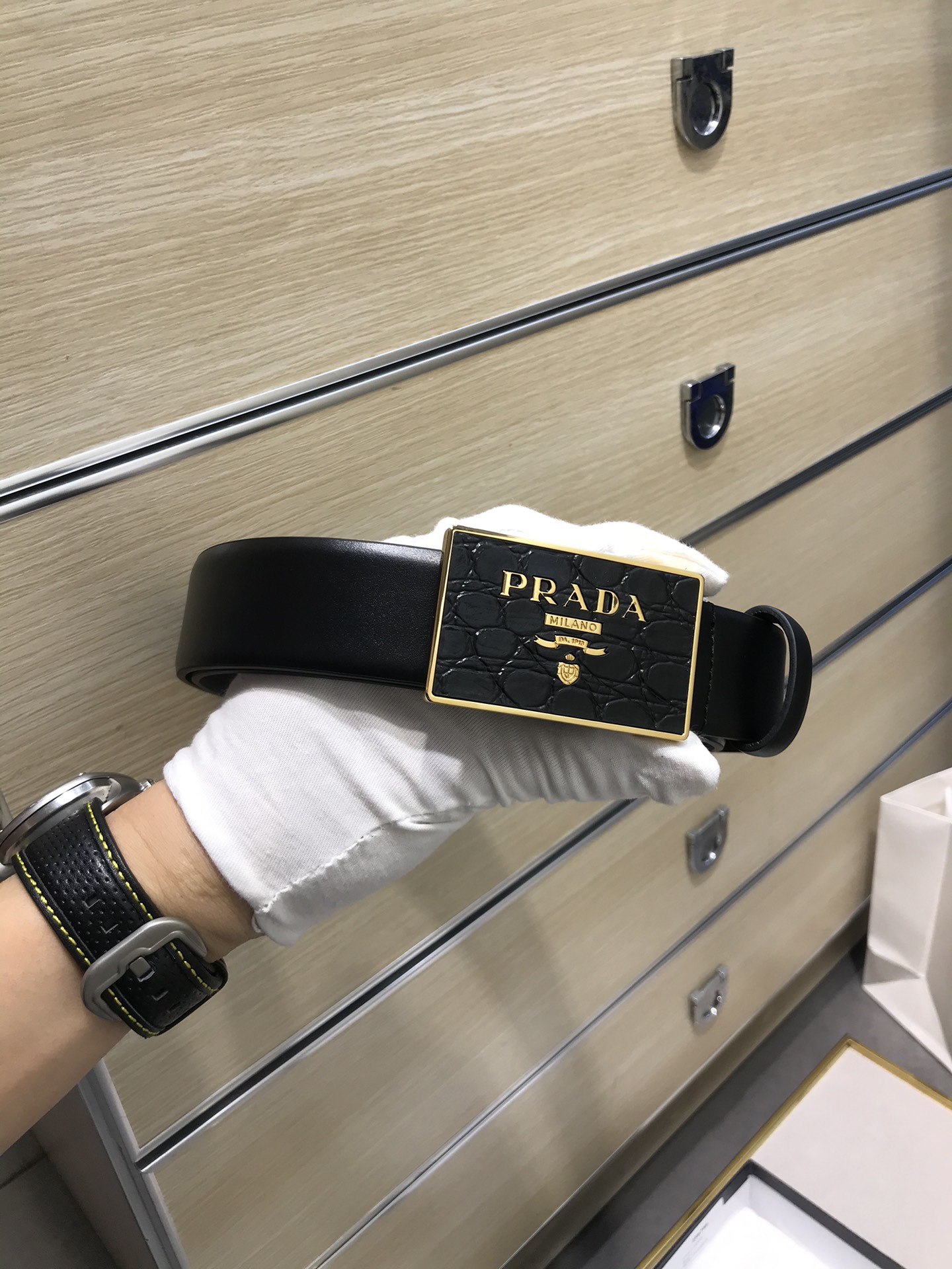 Leather Belt Top Grain Leather 35mm