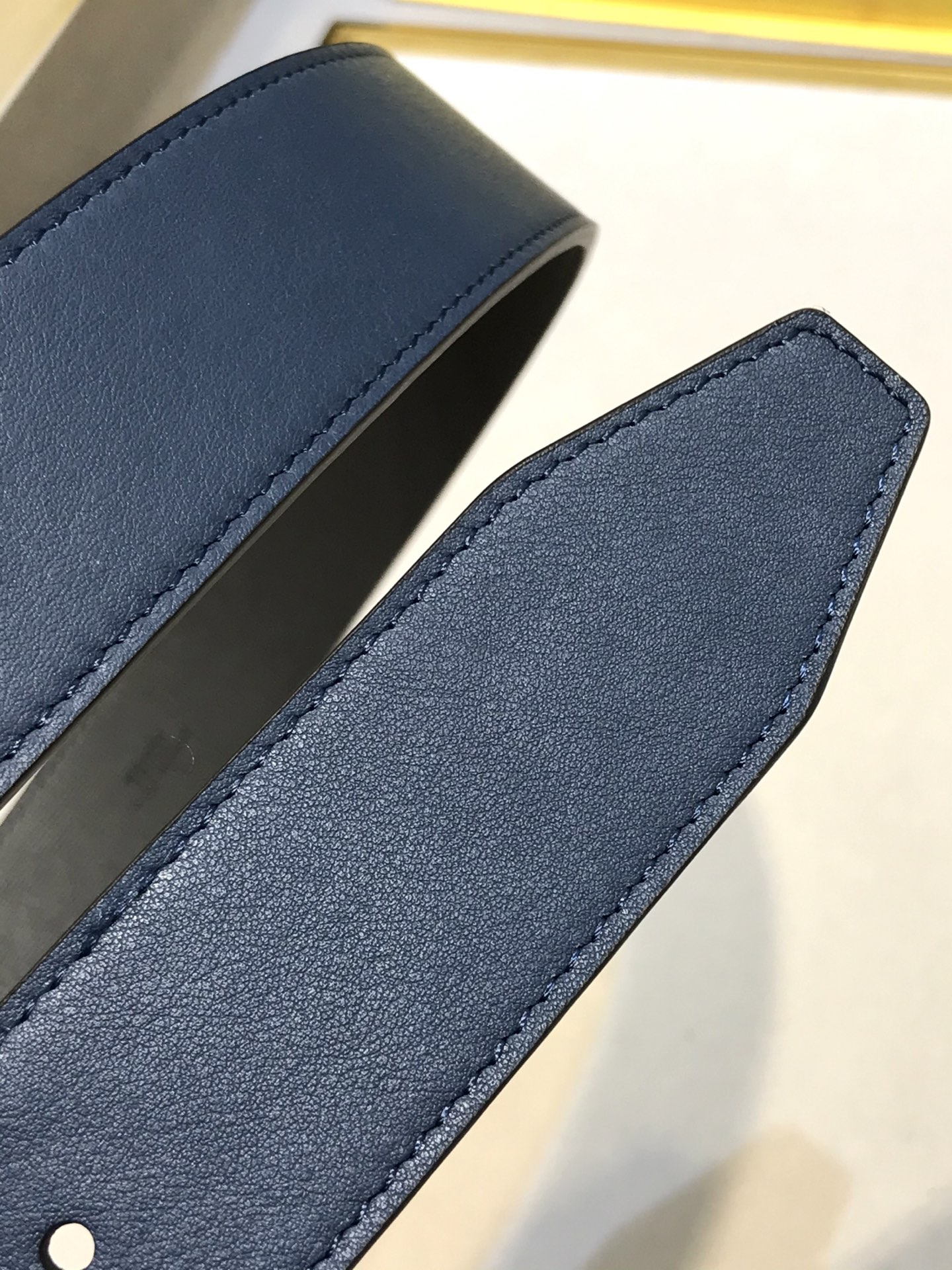 Fendi Leather Belt Cow Leather 35mm