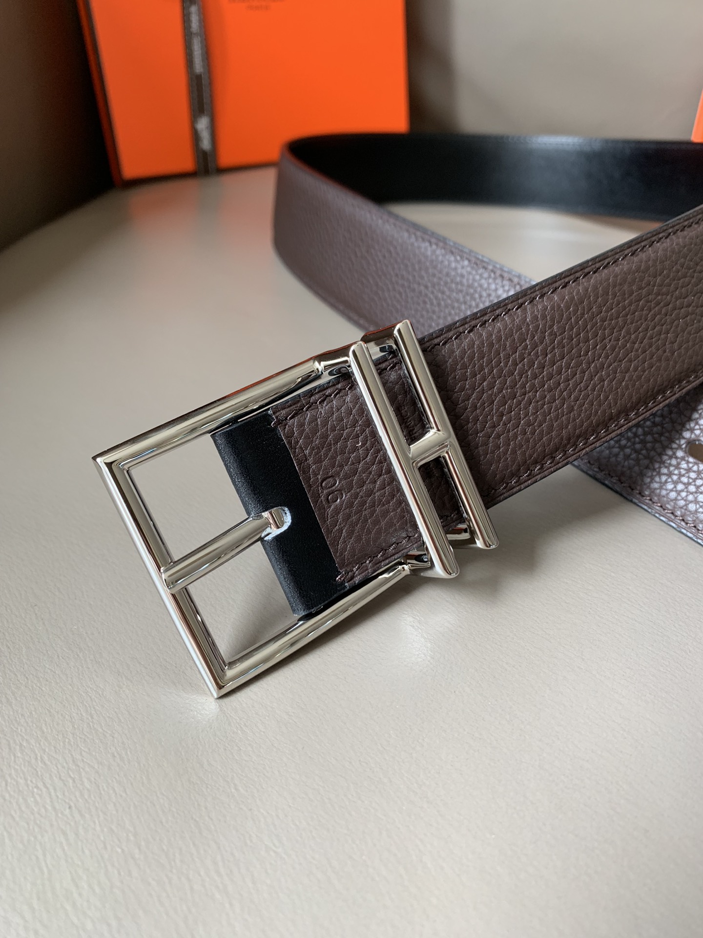 Hermès Male Basic Belt Cow Leather 40mm-s-m