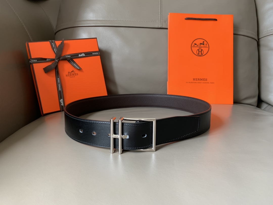 Hermès Male Basic Belt Cow Leather 40mm-s-m