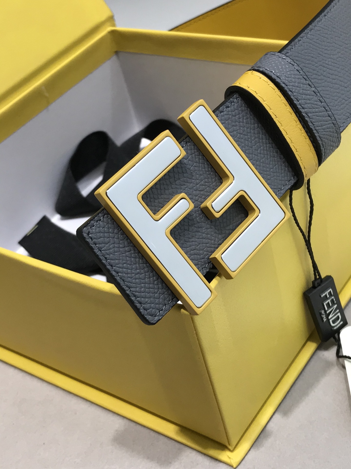 Fendi Leather Belt Cow Leather M