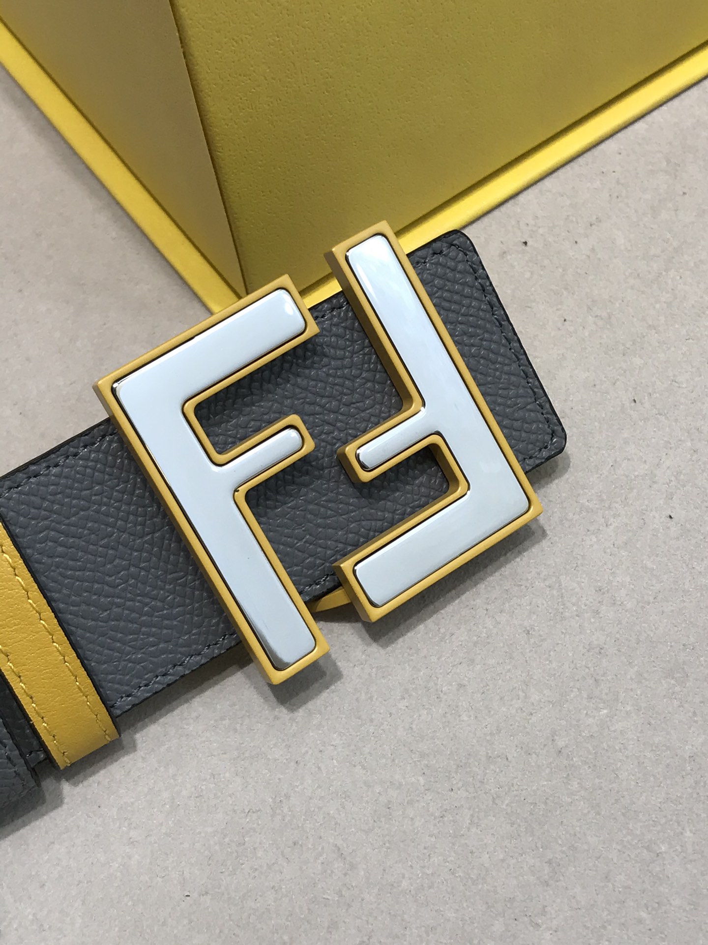 Fendi Leather Belt Cow Leather M