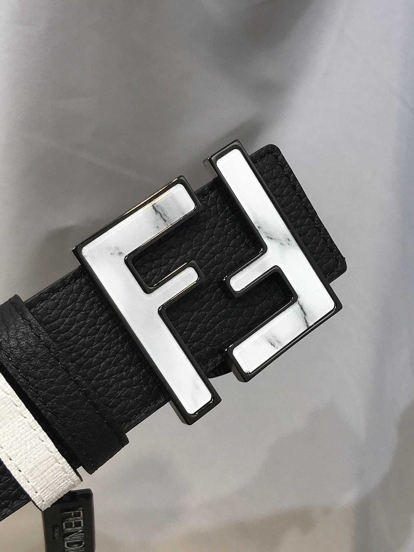 Fendi Leather Belt Cow Leather M